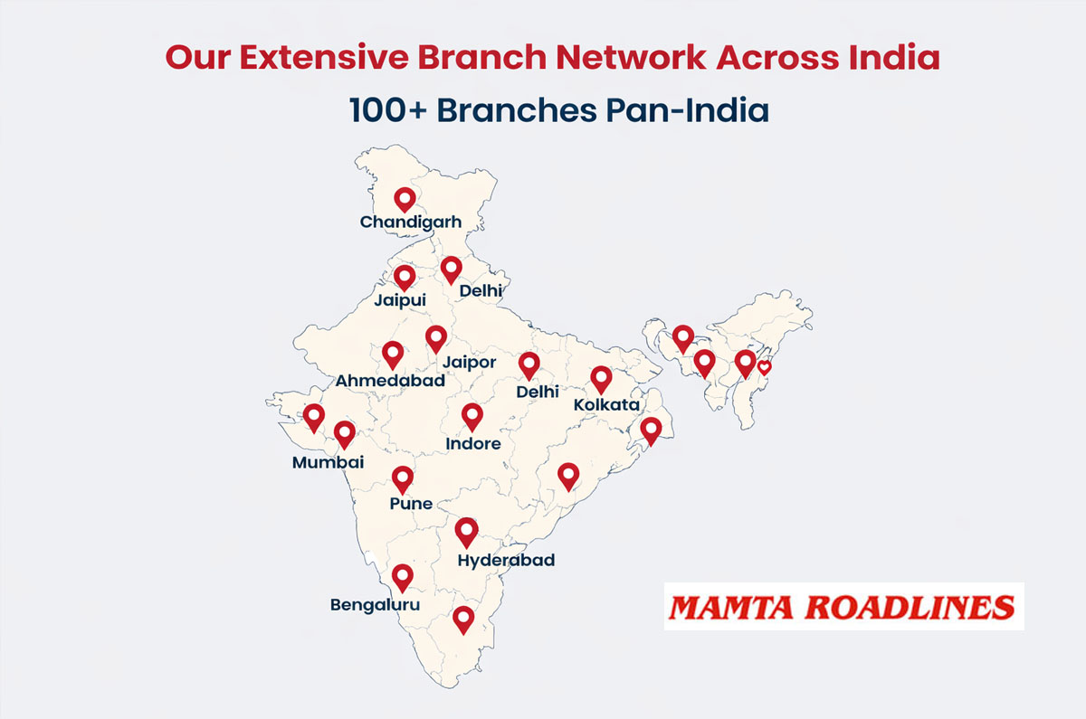 Mamta Roadlines transport network and logistics fleet