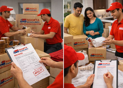 Professional packing services by Mamta Roadlines